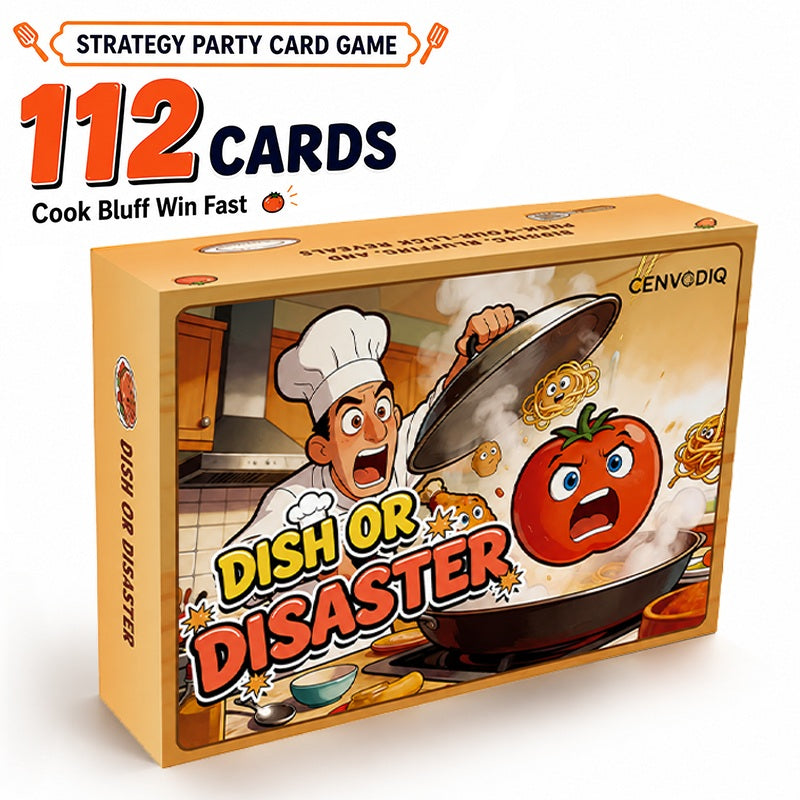 6 Player Bluffing Strategy Food Theme Card Game, Interactive Bidding Battle & Hidden Card Play Party Game, Top Selling Fun Game Night Card Game for Card Game Enthusiasts