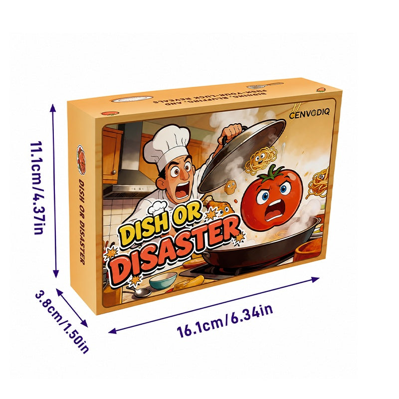 6 Bluffing Strategy Food Theme Card Game, Interactive Bidding Battle & Hidden Card Play Party Game